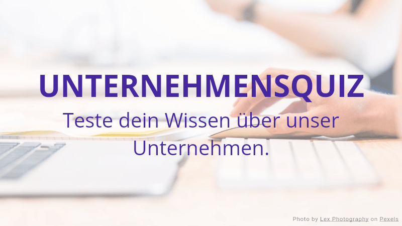 Unternehmenswissen-Quizvorlage