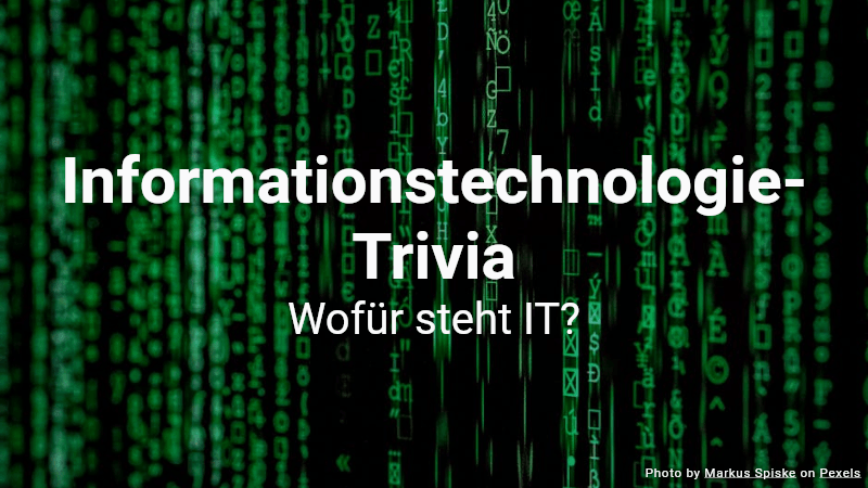 Informationstechnologie-Trivia-Quiz