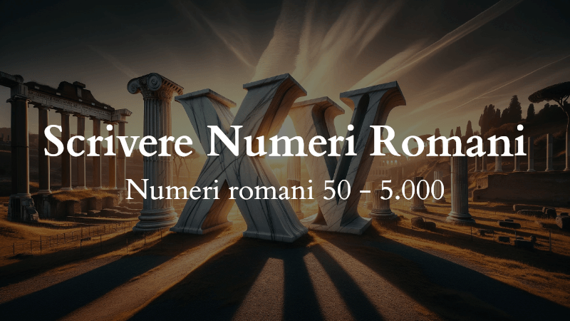 Quiz sui Numeri Romani II