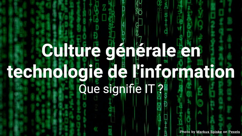 Quiz de culture générale en technologie de l'information