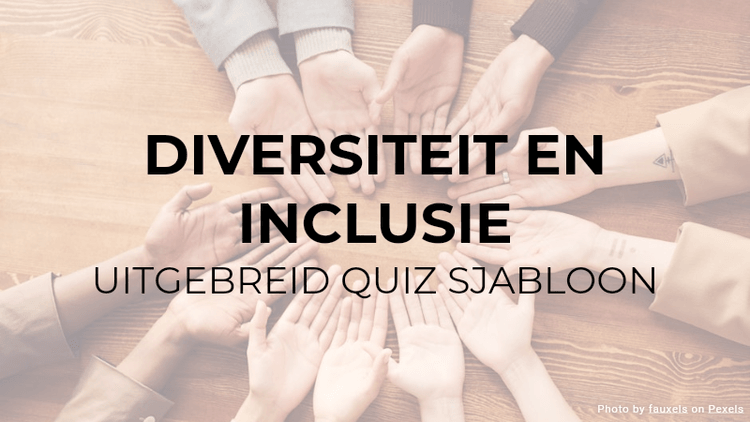 Diversiteit en Inclusie Quiz Sjabloon