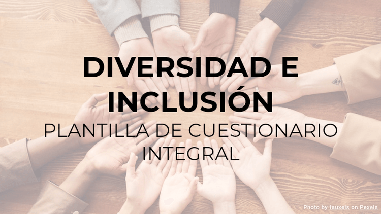 Plantilla de Cuestionario de Diversidad e Inclusión