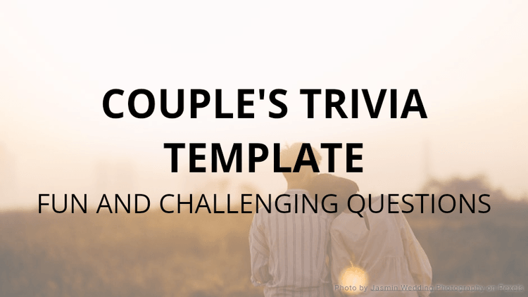 Couple's Trivia Quiz Template