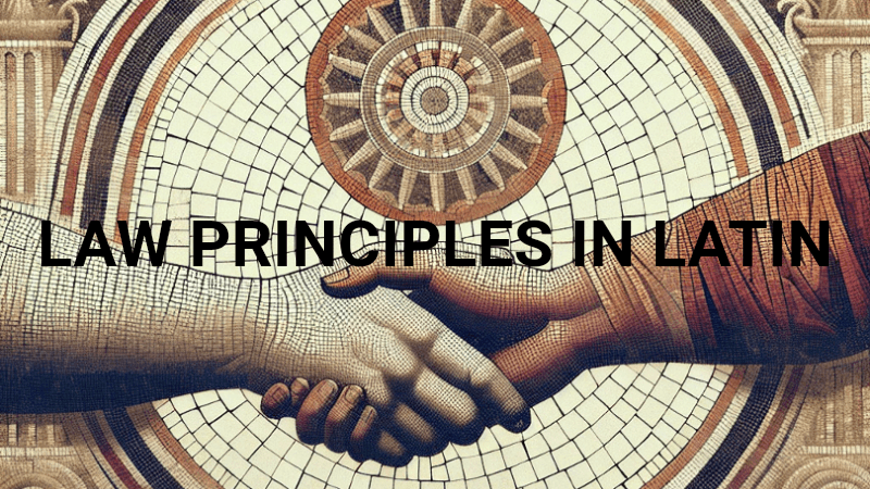 Law Principles in Latin Quiz