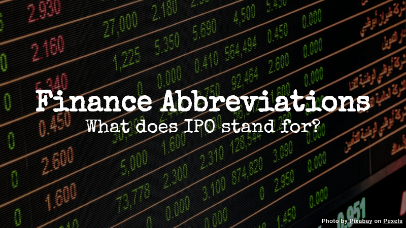 Finance Abbreviations