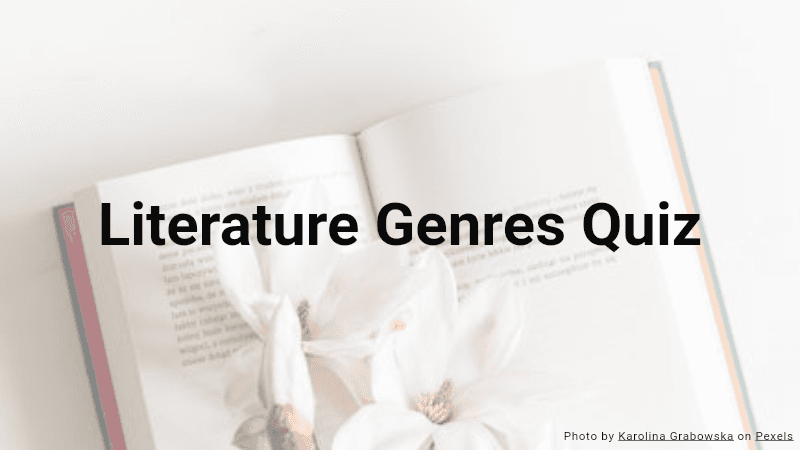 Literature Genres Quiz