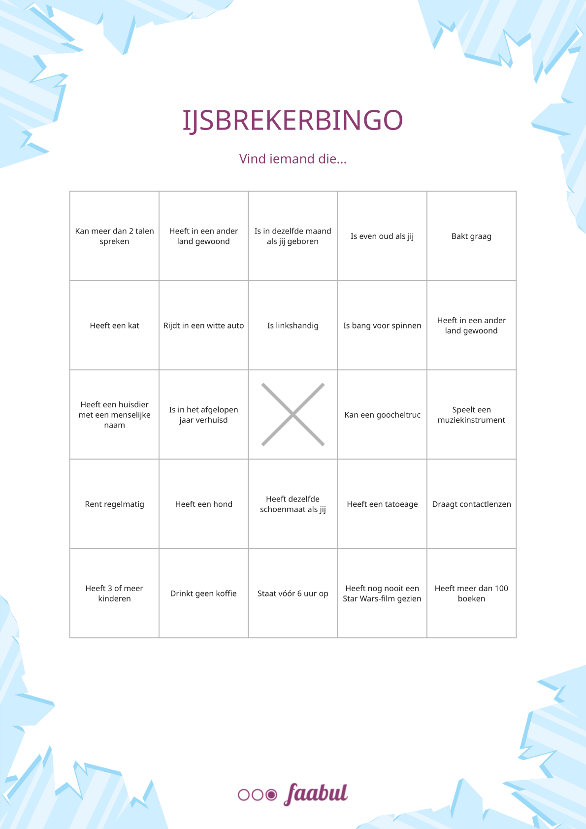 IJsbrekerbingo